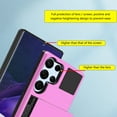 thumbnail image 7 of FIEWESEY Compatible with Samsung Galaxy S23 Ultra Case Wallet Card Holder Sliding Cover Credit Card Slot ID Pocket Dual Layer Hybrid Protective for Samsung Galaxy S23 Ultra(Pink), 7 of 7