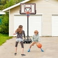 thumbnail image 2 of Goplus 7.4-10 FT Basketball Hoop Outdoor System with 44 Inch Shatterproof PC Backboard, 2 of 10
