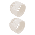 thumbnail image 4 of FRCOLOR Fish Tank Permeable Net Fish Tank Permeable Cover Made of PVC with Good Water Permeability White for Home Use 2 Pieces,2.17"X2.17"X2.17", 4 of 5