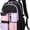 Black, variant on Candy-Colored Multi-Pocket Casual Backpack, Large Capacity & Lightweight 15.6 Inch Laptop Backpack for Women Men Travel Commuter College