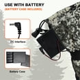thumbnail image 3 of Riwcyla Screen Heating Gloves Winter Cycling Electric Heating Gloves with Battery Box, 3 of 6