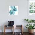 thumbnail image 3 of Art.com Teal Cosmos IV Stretched Canvas Print Wall Art by Chris Paschke, 24" x 24", 3 of 4
