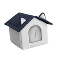 thumbnail image 4 of Caseta exterior para gatos, caseta cerrada para gatitos, refugio aislado e impermeable para gatos callejeros, nido para mascotas para patio o jardín M, 4 of 9