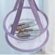 thumbnail image 5 of sweethay Cesta de lavandería Secado de ventilación Bolsa de red cosmética Estante de huevos de belleza Almacenamiento y organización del hogar Violeta, 5 of 6