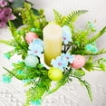 thumbnail image 5 of karymi Easter Simulation Easter Eggs Candle Holders Wreath Wedding Decoration Desktop Candle Wreath Gifts for Mom up to 70% off, 5 of 7