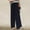 Navy, variant on QUINDOS Womens Fall Pants Wide Leg Long High Waisted Casual Trousers Pull on Straight Fit Pants