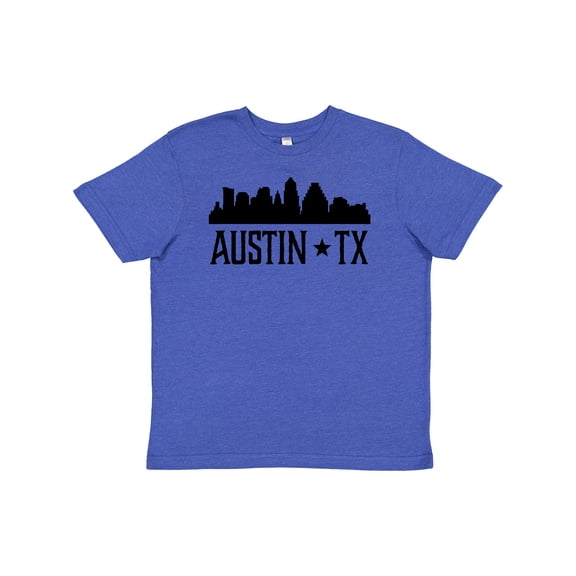 Inktastic Austin Texas Skyline Silhouette Tx City Youth T-Shirt