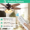 thumbnail image 2 of Control Remoto para Ventilador de Techo Prichor 99770 con Regulador de Luz y 3 Velocidades, 2 of 8