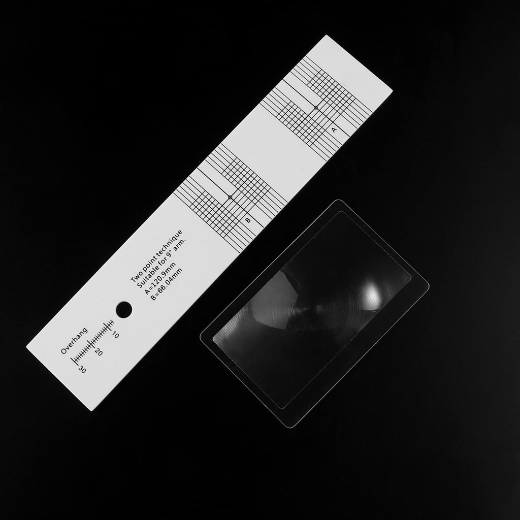 Buy ZUARFY Pickup Calibration Distance Gauge Protractor Record LP Vinyl