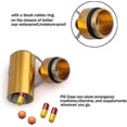 thumbnail image 2 of Jinsinto 10pcs Waterproof Aluminum Pill Box Bottle Holder Container With Keychain, 2 of 4