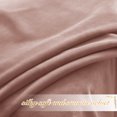 thumbnail image 3 of NICETOWN Dusty Pink Velvet Curtains for Living Room, Thermal Insulated Noise Reducing Energy Efficiency Privacy Luxury Velvet Curtains Room Darkening Rod Pocket Drapes, 52"x84", 2 Panels, 3 of 7