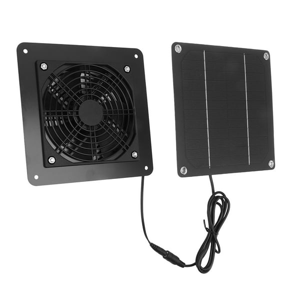 Ventilador accionado por panel solar,Ventilador de panel solar de 10 W con ventilador de panel solar Kit de ventilador solar Durabilidad extendida