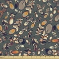thumbnail image 1 of Graphic Fabric by the Yard, Retro Oval Circular Sketchy Old Theme Grey Hues Feathers Different Sizes, Upholstery Fabric for Dining Chairs Home Decor Accents, 10 Yards, Multicolor by Ambesonne, 1 of 4