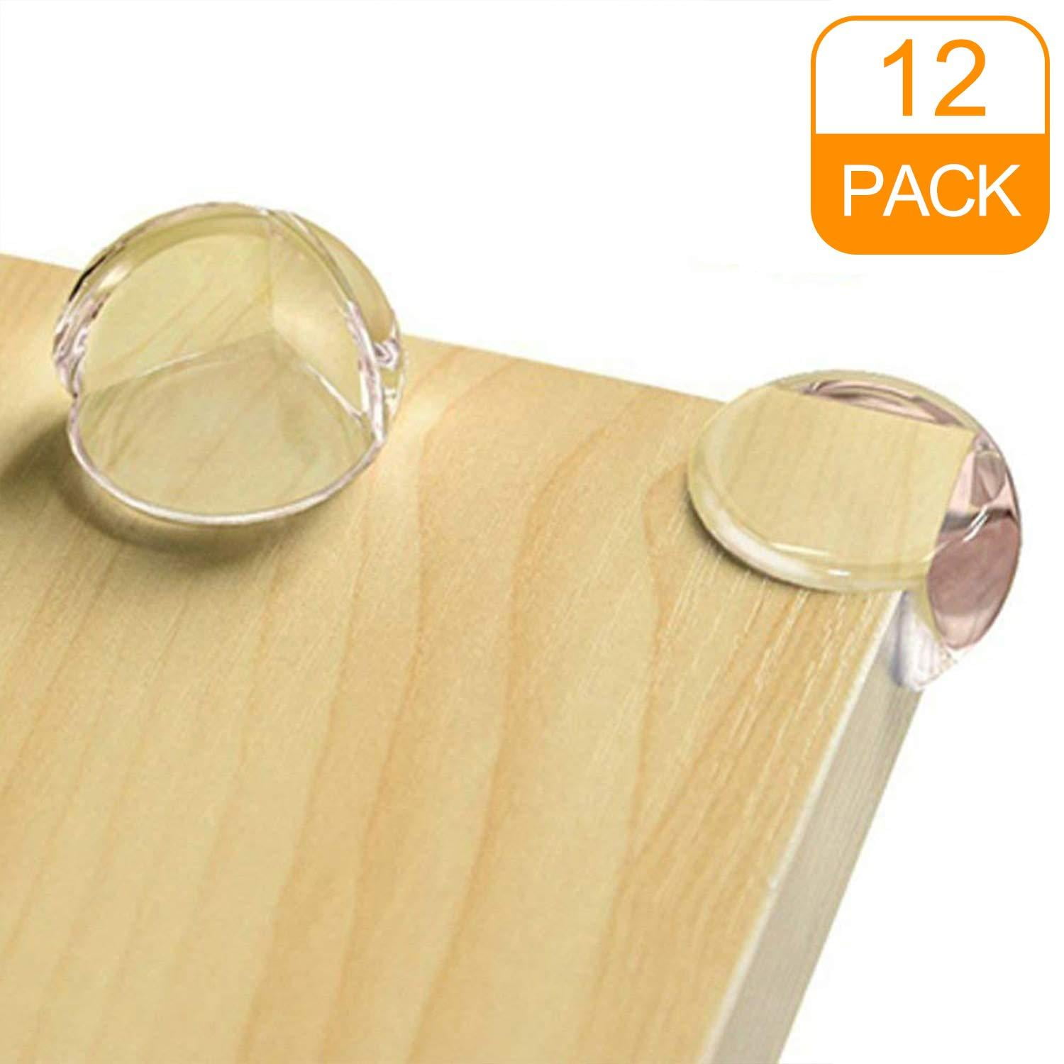 Corner Protector Clear Corner Edge Protector for Baby Safety Soft Table Corner Guards Bumpers for Furniture 12 Pack Baby Proofing Corner Guards 