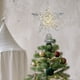 thumbnail image 5 of Adorno navideño de estrella con purpurina y luces LED, adornos navideños huecos de metal, adornos navideños con LED enchufables para casa, oficina y fiestas. Nchkun, 5 of 8