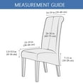 thumbnail image 5 of Large Dining Chair Slipcover,XL Stretch Chair Covers Universal Removable Washable Anti-Dust Spandex Jacquard Chair Protector for Kitchen Banquet Hotel Decoration-2-E, 5 of 8