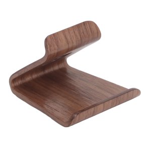 Support de téléphone portable en bois, Support universel de téléphone mobile Stand Non Slip Stable Bureau Support de Téléphone pour IOS Téléphones, pour les téléphones, les tablettes de bureau