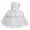 White, variant on XBASW Kids Baby Girls Party Formal Princess Dresses Flower Girl Dress with Bowknot Toddler Tutu Wedding Party Gown 1-8T