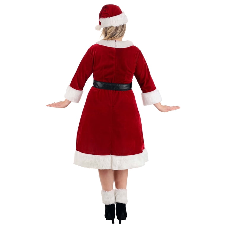 Adult Women's Santa Claus Sweetie Christmas Dress Outfit - Walmart.com