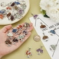 thumbnail image 3 of 32 colgantes del Árbol de la Vida en 8 colores, 2,9 cm / 1,1 pulgadas, dijes de piedras preciosas, colgantes de cuarzo, dijes del Árbol de la Vida, 3 of 6