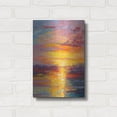 thumbnail image 3 of Luxe Metal Art 'Coastal Sunset 3' by Petals Prints Design, Metal Wall Art, 12"x16", 3 of 9