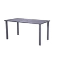 thumbnail image 6 of Belmont Home San Marino 62" Rectangle Aluminum Outdoor Dining Table in Black, 6 of 13