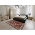 thumbnail image 5 of Ahgly Company Machine Washable Indoor Square Traditional Orange Salmon Pink Area Rugs, 6' Square, 5 of 7