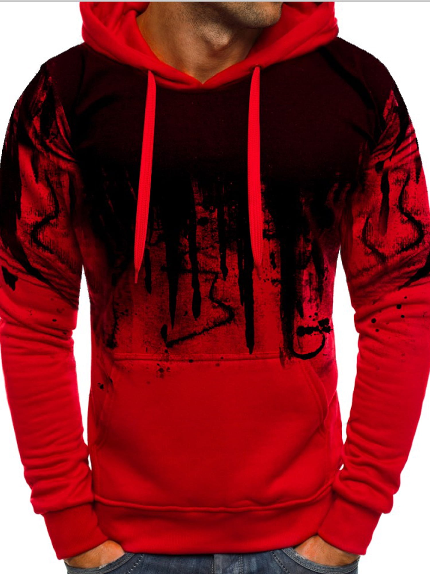 plain red hoodie walmart