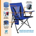 thumbnail image 2 of Kijaro Sillas de camping portátiles con doble bloqueo: disfrute del aire libre con una silla plegable versátil, una silla deportiva, una silla para exteriores y una silla de jardín - Función de bloque, 2 of 5
