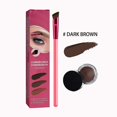thumbnail image 1 of Multi Function Eyebrow Brush & Eyebrow Powder, Multi-function Square Eyebrow Brush, Multifunction Angled Eyebrow Brush, 1 of 5