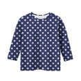 thumbnail image 4 of T Shirts Kids Girls Funny Graphic Crewneck 3/4 Sleeve Teenage Girls Tshirts Summer Comfy Cute Cartoon Casual Jogging Athletic Tops 10-11 Years Multicolor, 4 of 5