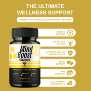 (5 Pack) Mind Boost Premium Nootropic Supplement, MindBoost Pills (300 Capsules)