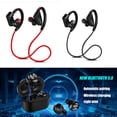 thumbnail image 4 of Inteprter Auriculares intrauditivos deportivos con graves estéreo inalámbricos, auriculares de botón para gimnasio Cables de audio/vídeo, 4 of 6