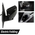 thumbnail image 4 of PIT66 Left & Right Rear View Mirror Side Fit for Benz C Class W204 C200 C180 C300 2008-2013/ Not Fit the Coupe Black 2048106376, 2048106476, 4 of 9