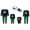 Green, variant on RUINIXCW Christmas Family Pajamas Matching Set, Long Sleeve Letters Print T-shirt with Plaid Pants Sleepwear Loungewear