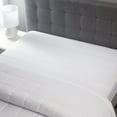 thumbnail image 2 of Cozy Clouds Microfiber Washable Mattress Pads, Queen, White, 2 of 4
