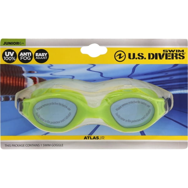 U.S. Divers Atlas Jr Green Swimming Goggles