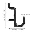 thumbnail image 2 of IFANLANDOR Pegboard Hooks Plastic 100Pcs Black For Wall Storage In Workspace, 2 of 8