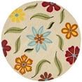 thumbnail image 4 of SAFAVIEH Blossom Maria Floral Flowers Wool Runner Rug, Beige/Multi, 2'3" x 8', 4 of 10
