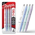 thumbnail image 3 of (12 pack) Sharpie S-Gel Pens, Medium Point (0.7mm), Black Ink, Assorted Fashion Barrel Colors, 4 Count, 3 of 9