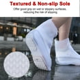 thumbnail image 3 of Dream Apparel Waterproof Rain Shoe Covers for Women Men, Non-Slip Reusable Boot Covers Foldable Rainproof Over Shoes Galoshes, 3 of 6