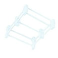 thumbnail image 2 of Shisuyan Dollhouse Landscape Miniature Towel Rack Model White 1Set for Photo Prop, 2 of 8