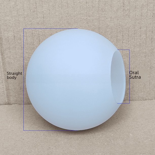 Pantalla de lámpara de bola de color blanco lechoso, cubierta de lámpara de araña esmerilada de color blanco lechoso, cubierta de vidrio soplado, pantalla de lámpara de bola encurtida de jade blanco