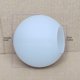 thumbnail image 1 of Pantalla de lámpara de bola de color blanco lechoso, cubierta de lámpara de araña esmerilada de color blanco lechoso, cubierta de vidrio soplado, pantalla de lámpara de bola encurtida de jade blanco, 1 of 1