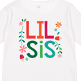 thumbnail image 4 of Inktastic Lil Sis Girls Sister Announcement Gift Girls Long Sleeve Toddler T-Shirt, 4 of 5