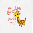 thumbnail image 4 of Inktastic My Grandpa Loves Me Cute Giraffe Boys or Girls Baby Bodysuit, 4 of 5
