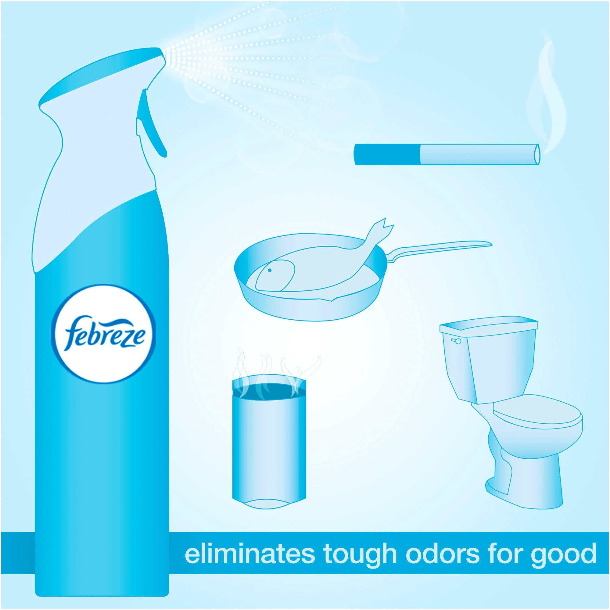 Febreze Air Effects Allergen Reducer Air Refresher - Soft & Light - 9.7 oz