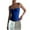 Blue, variant on Womens Tank Tops under $5 2025 Sleeveless Solid Color Slim Yoga Exercise Top White S
