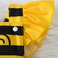 thumbnail image 5 of Byoo Girl's Cute Bumble Bee Outfit Striped Ruffle Romper with Bee Print Matching Bow Headband Attire Soft Comfy Dress Up Set, 5 of 8