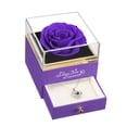 thumbnail image 1 of Regalo ASELFAD de rosa morada auténtica preservada para el Día de la Madre, 1 of 8